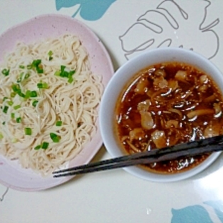 酸っぱ辛い!つけ素麺++